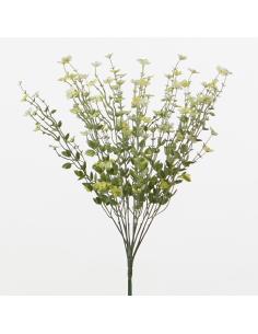 POMO FLORECITAS BLANCAS/AMARILLAS 46 CMS - Imagen 1
