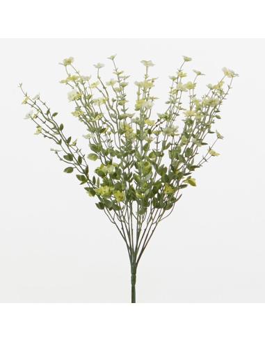 POMO FLORECITAS BLANCAS/AMARILLAS 46 CMS - Imagen 1