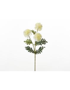 VARA DIENTE DE DRAGON 3 FLORES BLANCA 62 CMS. - Imagen 1