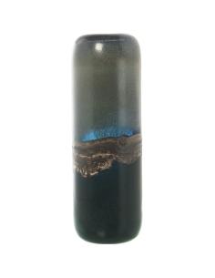 JARRON CRISTAL 36 CM AZUL/TIERRA - Imagen 1
