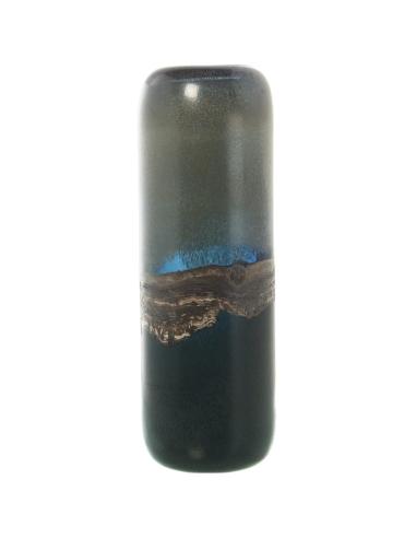 JARRON CRISTAL 36 CM AZUL/TIERRA - Imagen 1