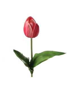 FLOR TULIPAN 45 CM ROSA - Imagen 1