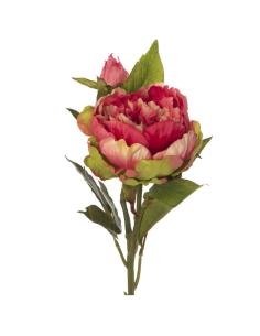 PEONIAS POLIESTER FUCSIA 60 CM - Imagen 1