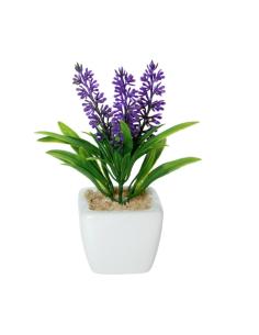 MACETA C/FLORES ARTIFICIALES L - Imagen 1