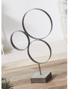 FIGURA FORJA CIRCUNFERENCIAS 54 CMS. - Imagen 1