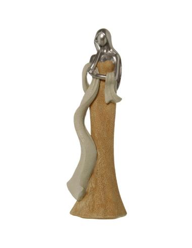 FIGURA RESINA MUJER C/ VESTIDO - Imagen 1