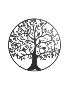 APLIQUES PARED METAL ARBOL NEGRO - Imagen 1