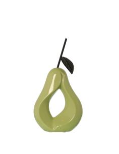 FIGURA CERÁMICA PERA 22 CM VERDE - Imagen 1