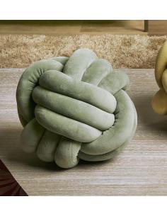 COJIN BOLA NUDO VERDE OLIVA 27D. CMS - Imagen 1