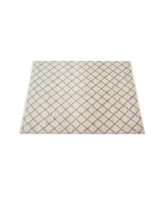 ALFOMBRA ROMBOS NUDOS CROCHET 130*190 CMS - Imagen 1