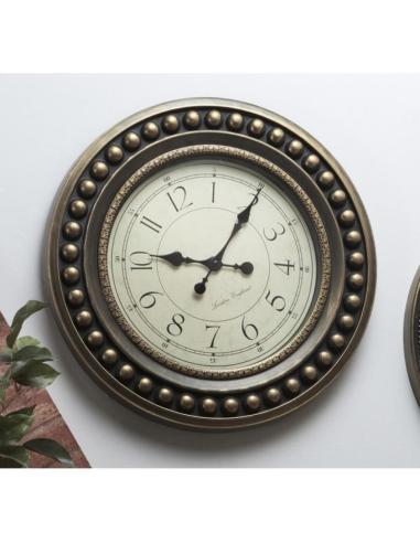 RELOJ MARCO DECORADO ORO ENV. 51D. CM - Imagen 1