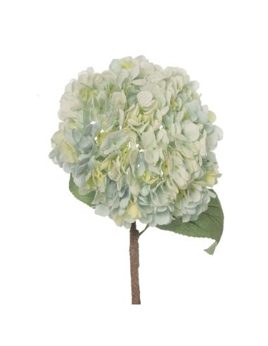 HORTENSIAS POLIESTER CELESTE - Imagen 1