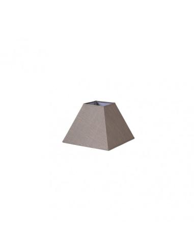 Pantalla Piramide Tenorio E27 Lino Gris 20dx10dx15h - Imagen 1