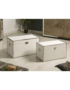 BAUL POLIPIEL BLANCO/CROMO S/2 - Imagen 1