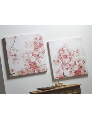IMPRESION PAPIRO C/ RETOQUE FLOR ALMENDRO 80X80 - Imagen 1