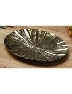 PLATO ALUMINIO ENVEJECIDO ORO 22 D