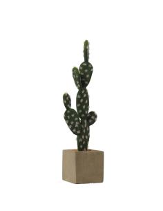 CACTUS ARTIFICIAL C/MACETA CERÁMICA