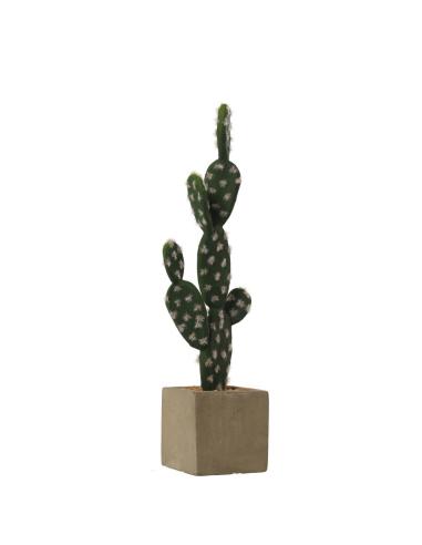 CACTUS ARTIFICIAL C/MACETA CERÁMICA