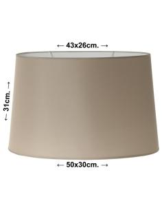 PANTALLA OVALADA 50*30*31