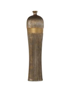 JARRÓN CERÁMICA ORO/NEGRO 100 CM