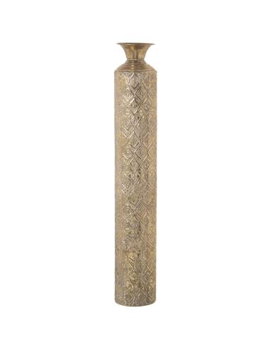 JARRÓN METAL DORADO 88 CM