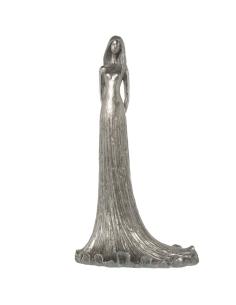FIGURA RESINA MUJER C/VESTIDO LARGO