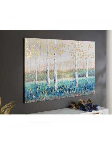 LIENZO IMPR. BOSQUE CHOPOS 50% OLEO 120*80 CMS