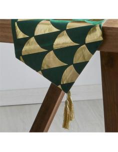 CAMINO DECORADO TURQUESA/OO 30X180 CMS